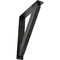 Ekena Millwork Traditional Wrought Iron Bracket, (Triple center brace), Antiqued Silver 2"W x 10"D x 12"H BKTM02X10X12TTRASV - alternate 1